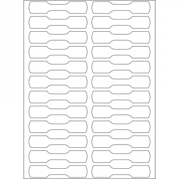 Ring Labels HERMA Multi-purpose 10x49 mm Valge 600 pcs