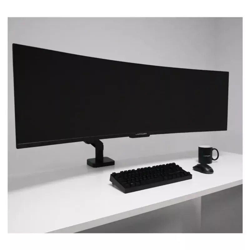 Monitorihoidik LC-Power LC-EQ-A49B 124,5 cm Must Klamber 20 kg