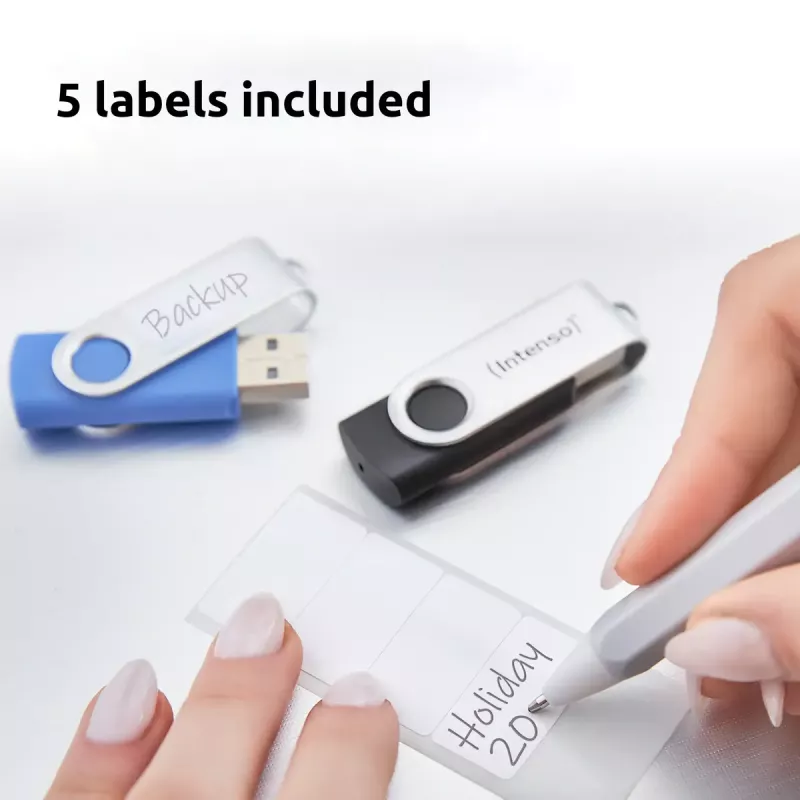 INTENSO Office Line USB-mälupulkade komplekt 5×64 GB, USB-A, USB 3.2 Gen 1, pöördmehhanismiga, mitmevärviline
