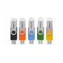 INTENSO Office Line USB-mälupulkade komplekt 5×64 GB, USB-A, USB 3.2 Gen 1, pöördmehhanismiga, mitmevärviline