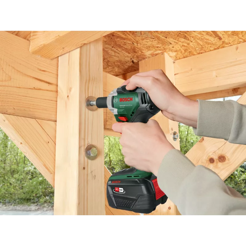Bosch UniversalImpactDrive 18V-350 (bare tool + kuuskantadapter + 3 mutrit 17, 19, 21 mm)