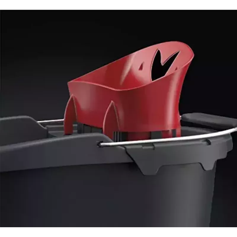 Mopimissüsteem Vileda SuperMocio Revolution Single tank Must Red Valge