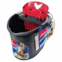 Mopimissüsteem Vileda SuperMocio Revolution Single tank Must Red Valge