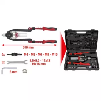 Riveter KS Tools 150.9630 Kaal 2,67 kg