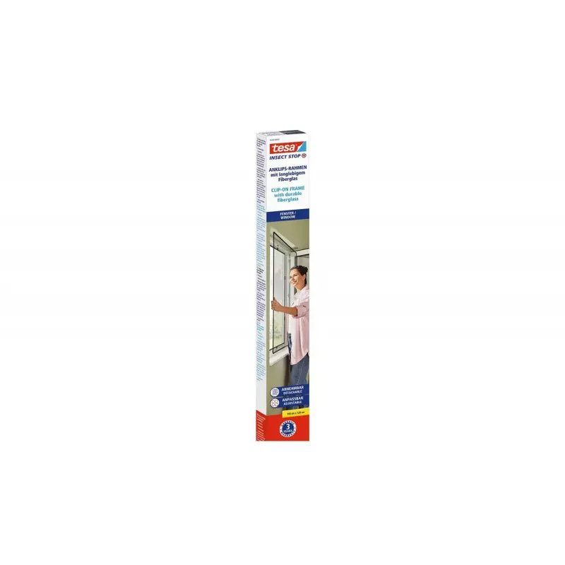Sääsevõrk aknale TESA 55360-00001-00 Laius 1200 mm Kõrgus 1400 mm Antratsiit