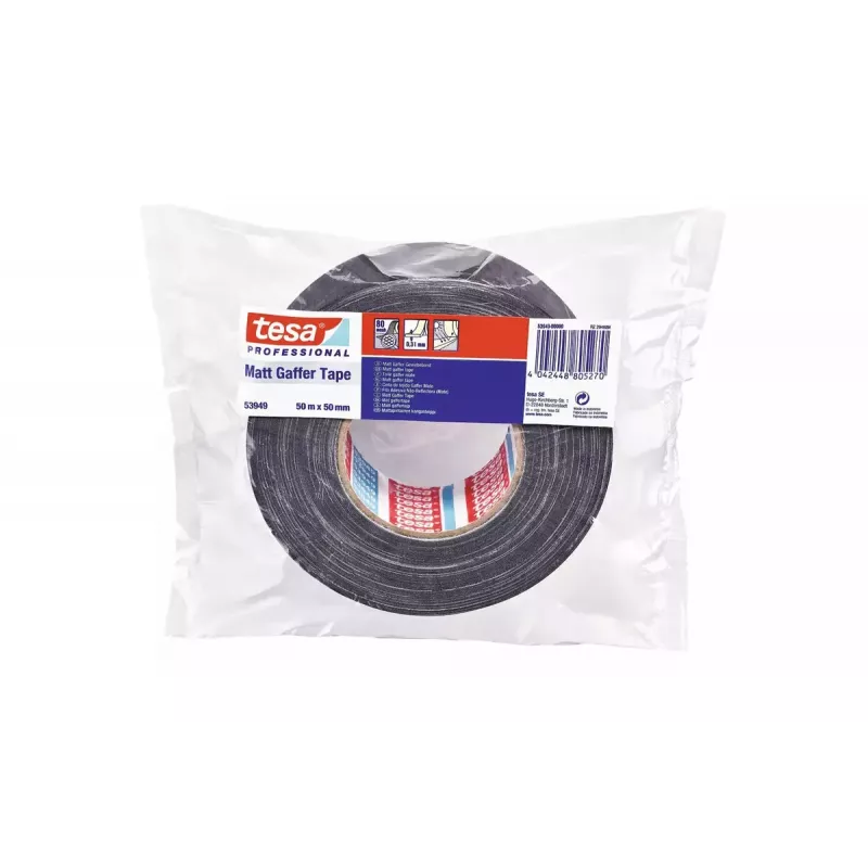 Teip Tesa 53949 Kautšuk Must 50 m