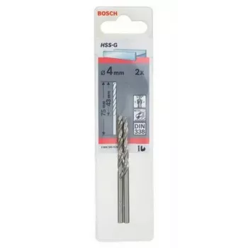 Keerdtrell Bosch Metalli puur HSS-G DIN 338 4 mm 2 tk