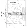 Seinapistik Fischer Universal plug UX roheline 6 x 35 R