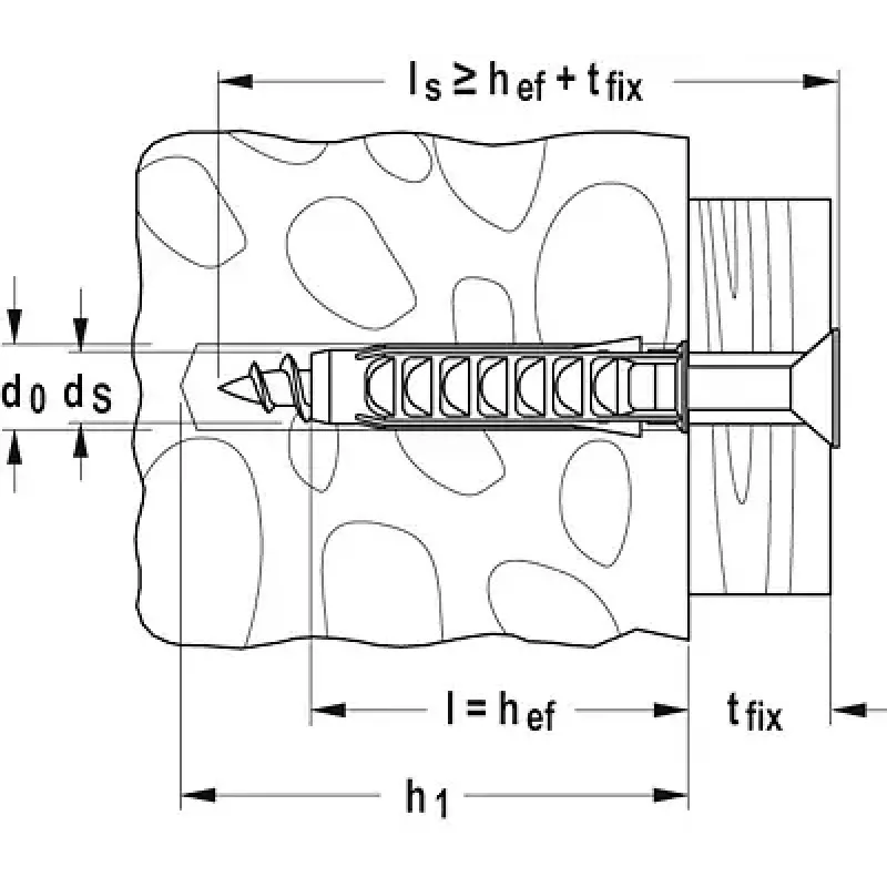 Fischer SX 14 x 70 paisutüübel