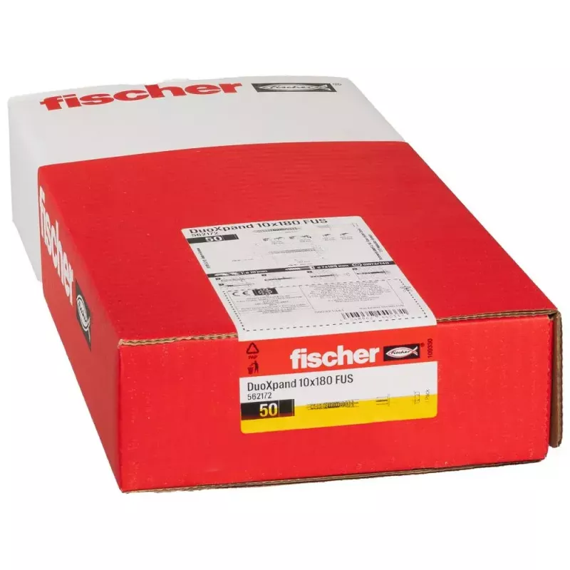 Paisuankur Fischer 562172 180 mm nailon 50 tk