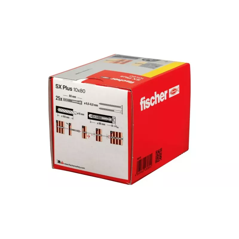 Laienemisankur Fischer 568110 80 mm Nailon 25 tk