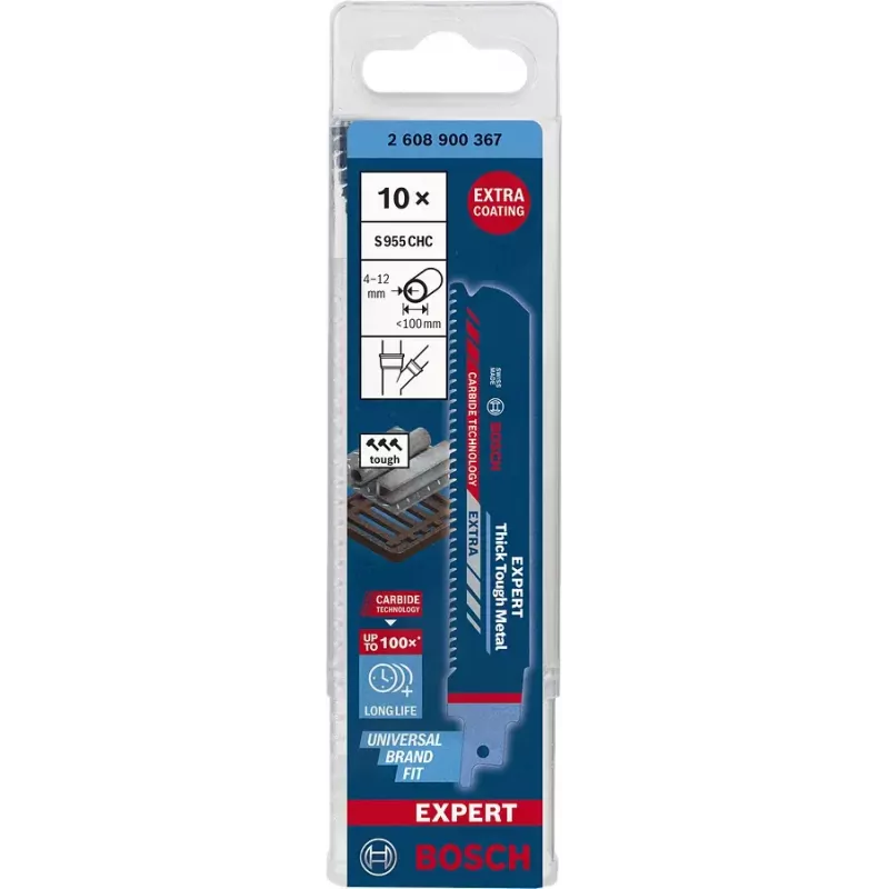 Bosch 2 608 900 367 tikksae/lehtsae/saabel-saeleht Saabel-saeleht Karbiid 10 tk