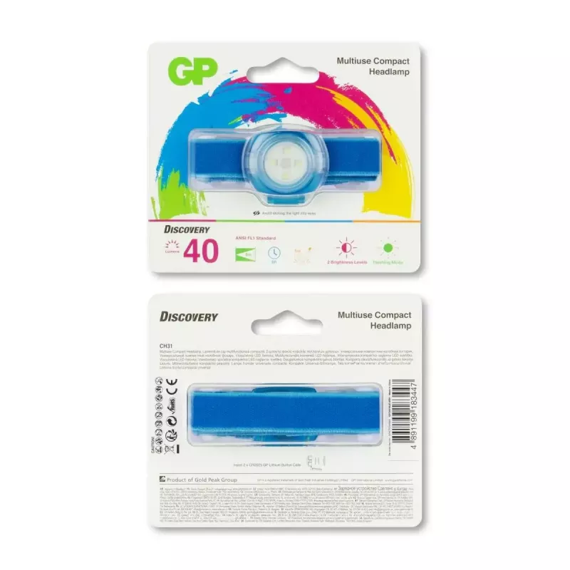 Peavõru taskulamp GP Lighting CH31 sinine LED 100 lm 40 m