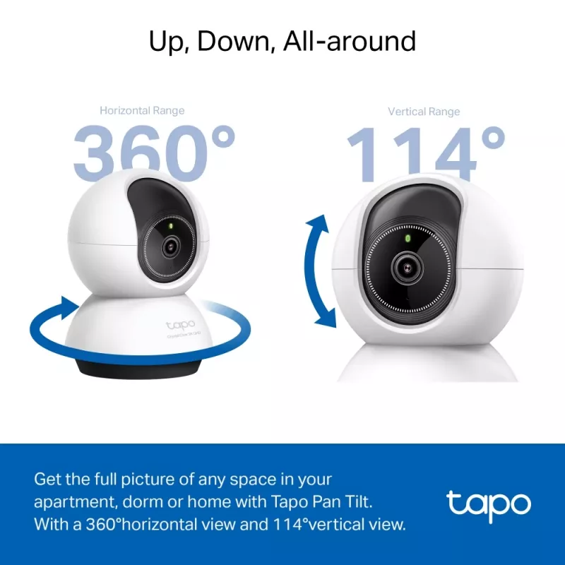 TP-Link TC72 turvakaamera Pirn IP turvakaamera Siseruumides 2560 x 1440 pikslit Lagi/Laud