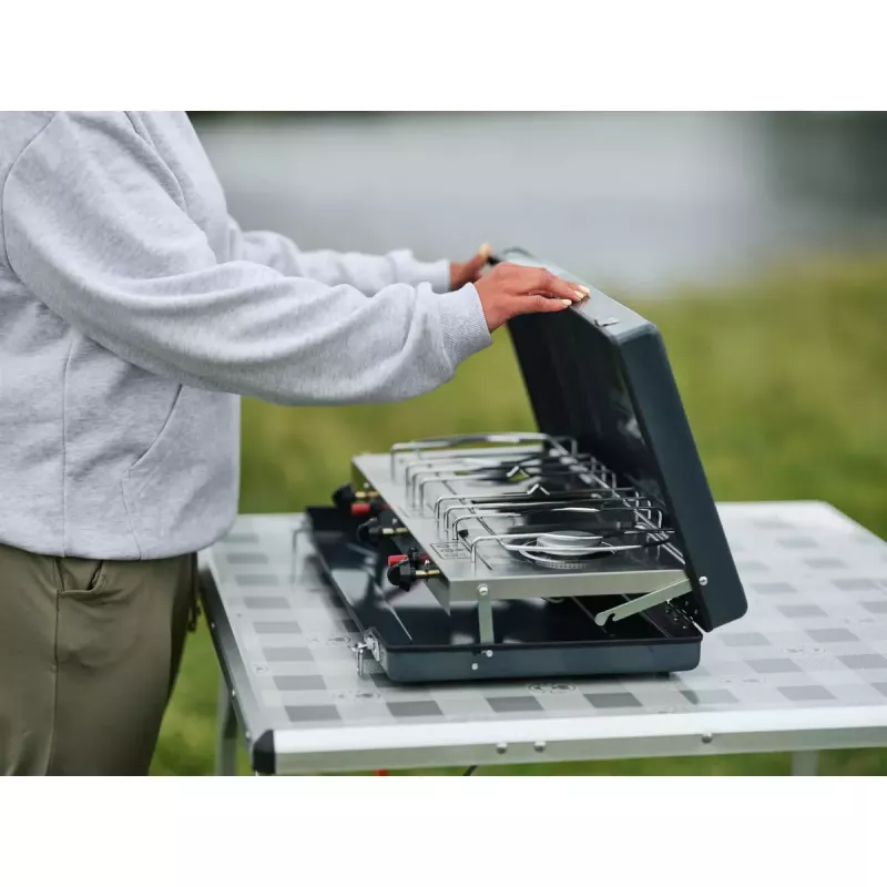 Camping Kitchen 2 Grill & Go CV Campingaz ristkülikukujuline metallgrill 490x350x100 mm