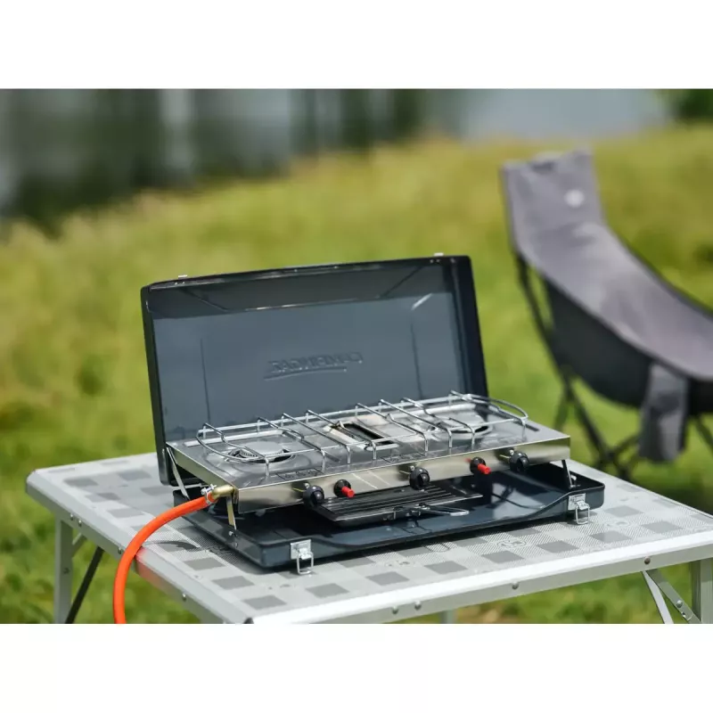 Camping Kitchen 2 Grill & Go CV Campingaz ristkülikukujuline metallgrill 490x350x100 mm