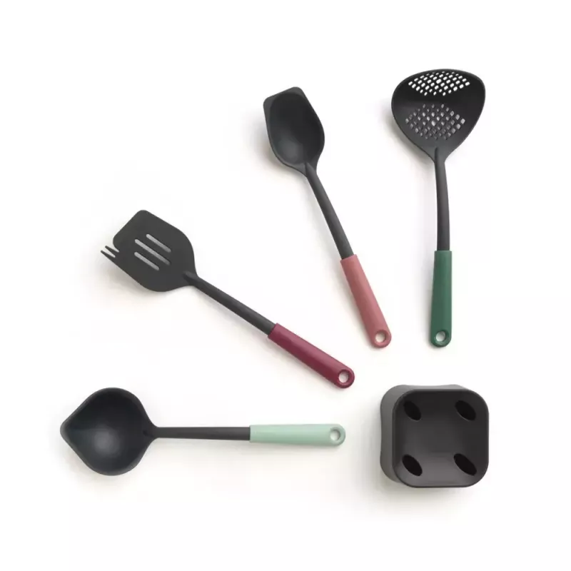 Brabantia Tasty+ 5 tk Must Roheline Punane Kuumakindel 220°C
