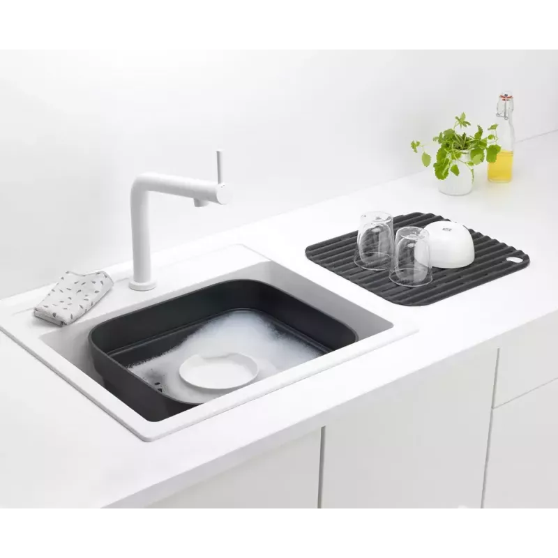 Nõudepesunõu Brabantia 302664 ristkülikukujuline hall 374x344x161 mm