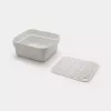 Nõudepesunõu Brabantia 302688 Hall Ristkülikukujuline 374x344x161 mm