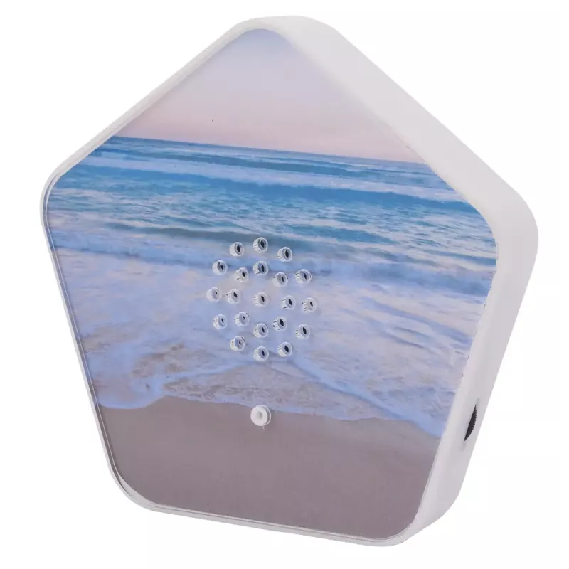 Helimasin Olympia Sounds of Nature, valge, kompaktsed mõõtmed 135×30×130 mm
