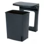 Brabantia 10L must prügikast laiusega 260mm sügavusega 210mm kõrgusega 330mm