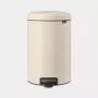 Brabantia NewIcon 20 L ümmargune beež jäätmekorv