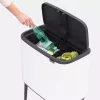 Prügikast Brabantia 313547 34L Ristkülikukujuline Plastik Valge