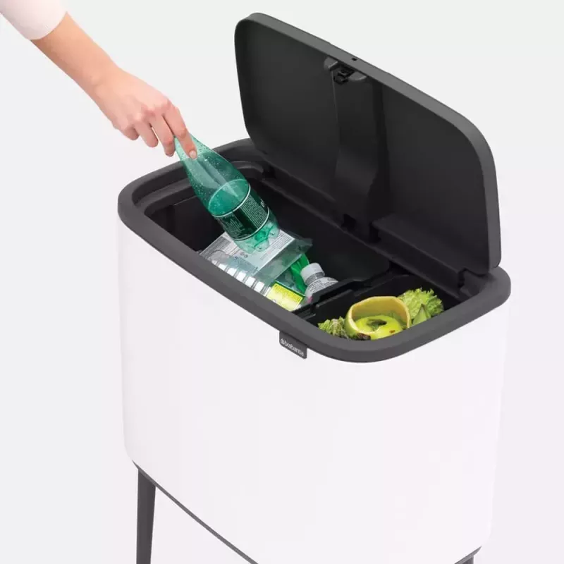Prügikast Brabantia 313547 34L Ristkülikukujuline Plastik Valge