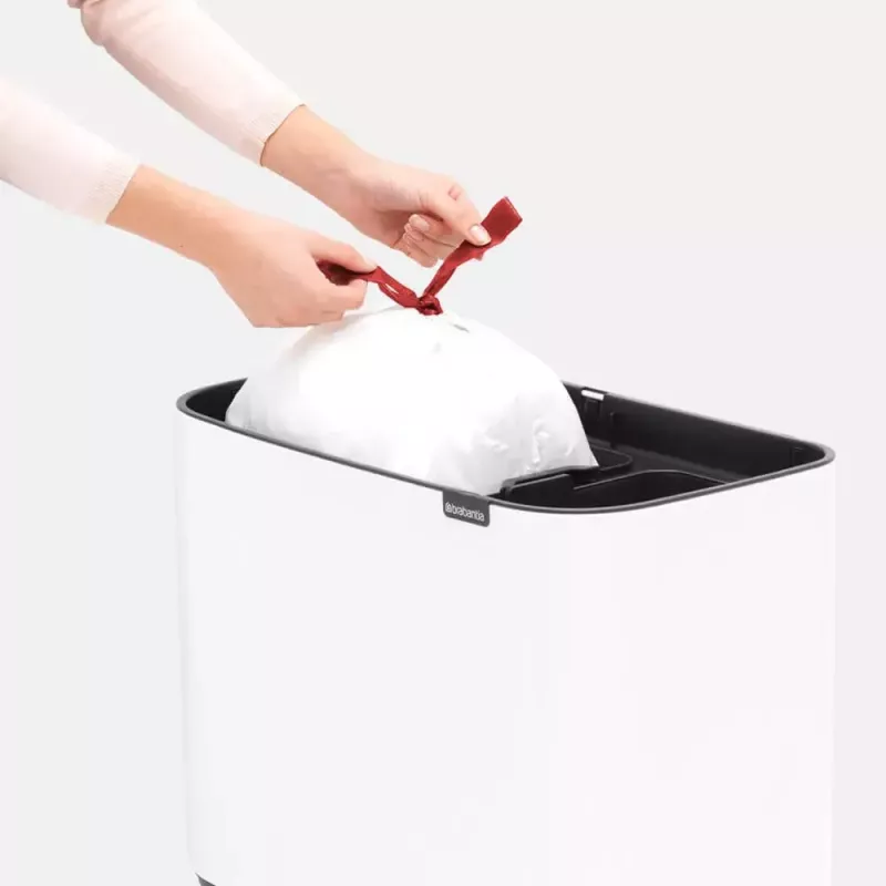Prügikast Brabantia 313547 34L Ristkülikukujuline Plastik Valge