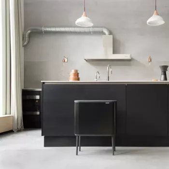 Prügikast Brabantia 316067 33L Ristkülikukujuline Roostevaba Teras Must