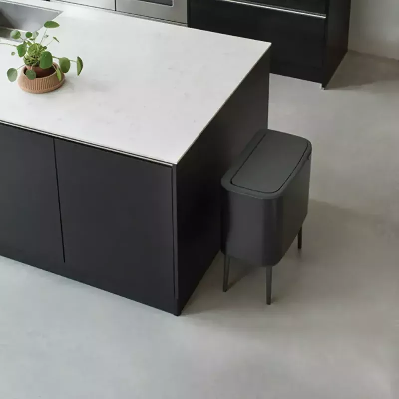 Prügikast Brabantia 316067 33L Ristkülikukujuline Roostevaba Teras Must