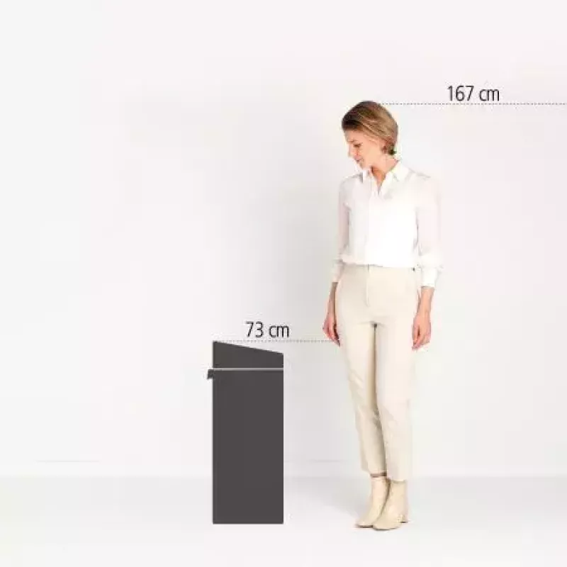 Puuteprügikast Oval Steel Brabantia 100680
