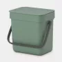 Brabantia 129865 prügikast 3L ristkülikukujuline plastik roheline