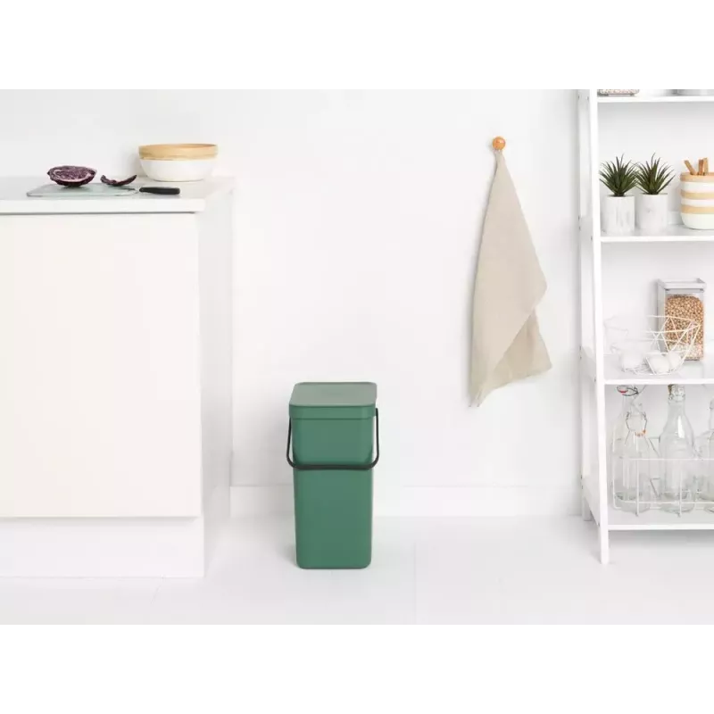 Prügikast Brabantia 129827 16L ristkülikukujuline plastikust roheline