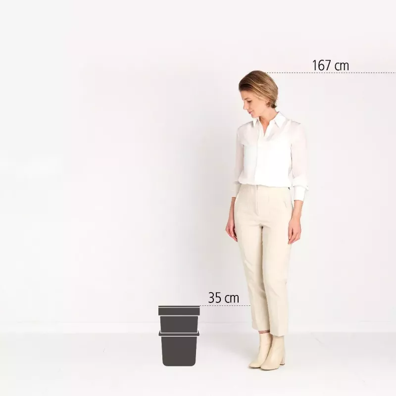 Prügikast BRABANTIA Sort & Go 12 L 1 korv Roheline 200×249×351 mm