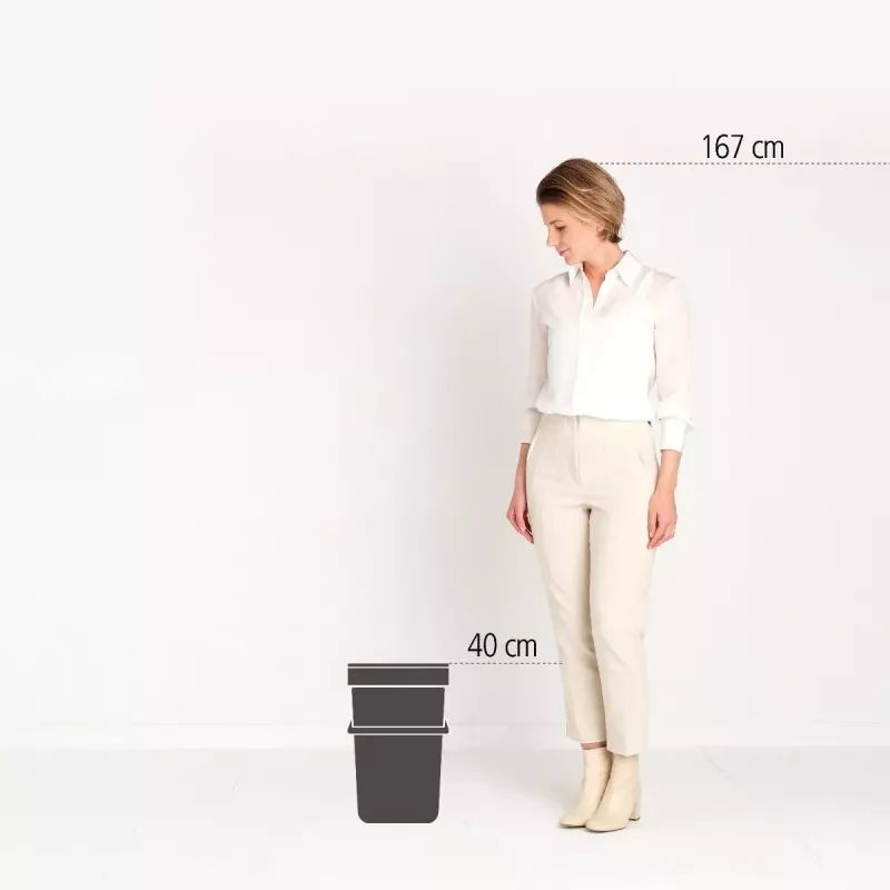 Brabantia Sort & Go 25 L roheline jäätmekonteiner 265x340x400 mm