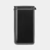 Prügikast Brabantia Bo 4 L ristkülikukujuline, teraskorpus, must, 200×172×272 mm