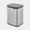 Waste Bin Brabantia Bo 4 L Rectangular Steel Must 22 28 49