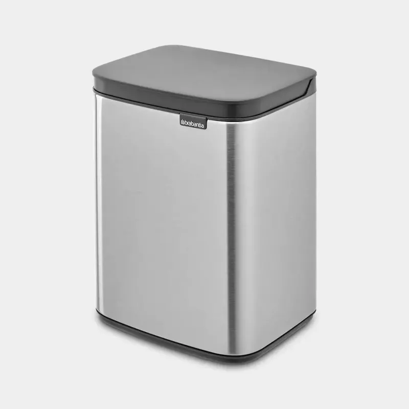 Waste Bin Brabantia Bo 4 L Rectangular Steel Must 22 28 49