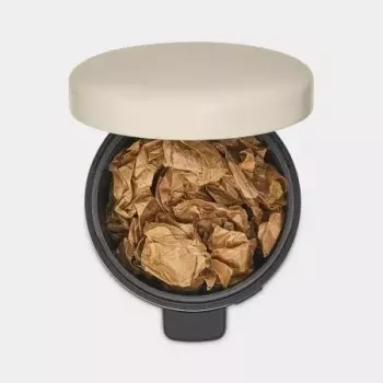 Brabantia NewIcon 5 L ümmargune beež prügikast