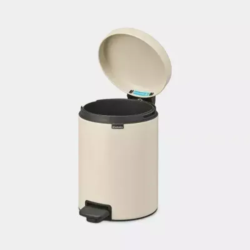 Brabantia NewIcon 5 L ümmargune beež prügikast
