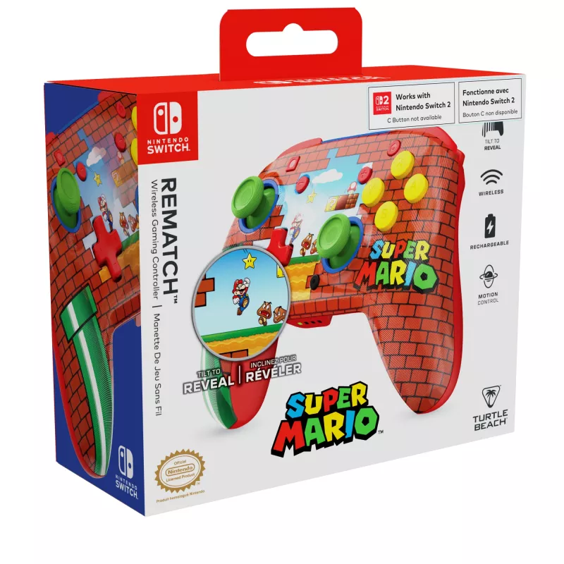 Gamepad Turtle Beach Rematch Advanced Wired 2025 Mitmevärviline Nintendo Switch