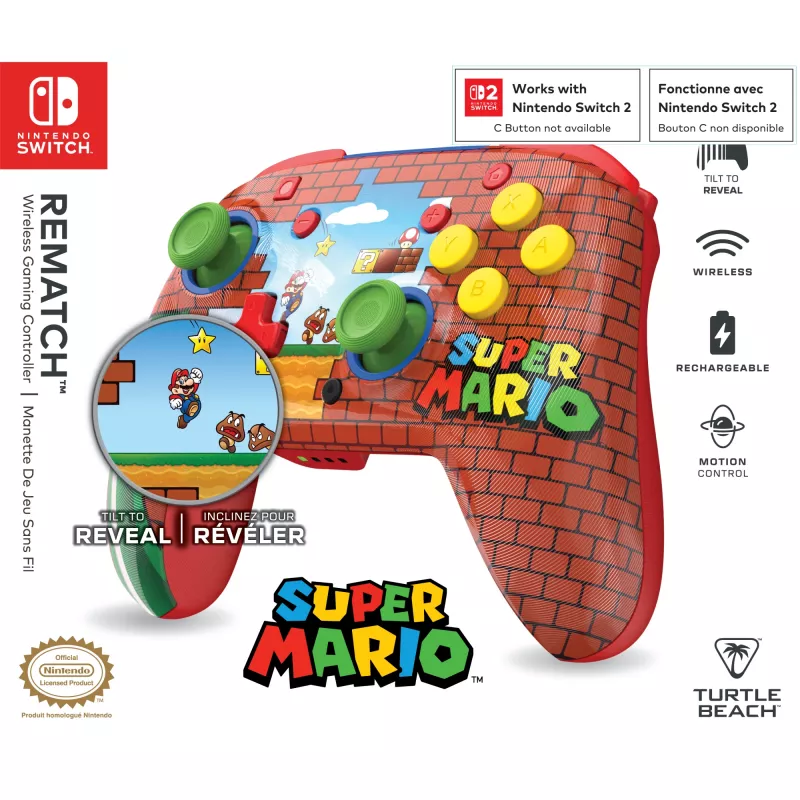 Gamepad Turtle Beach Rematch Advanced Wired 2025 Mitmevärviline Nintendo Switch