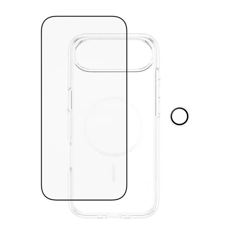 Ekraanikaitsekomplekt PanzerGlass 3‑in‑1 Explorer Set CR66372 iPhone 17 Air jaoks (karastatud klaas, kaamerakaitse, puhastusvahendid)