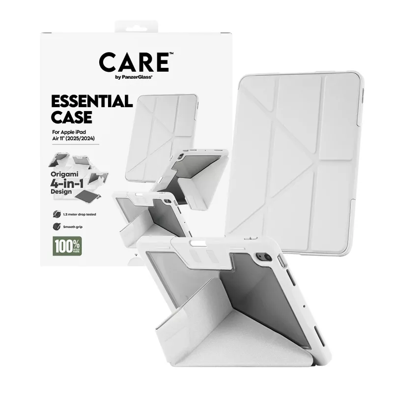 PanzerGlass CARE™ Essential Case, helehall, iPad Air 11 tolli (2024-2026)