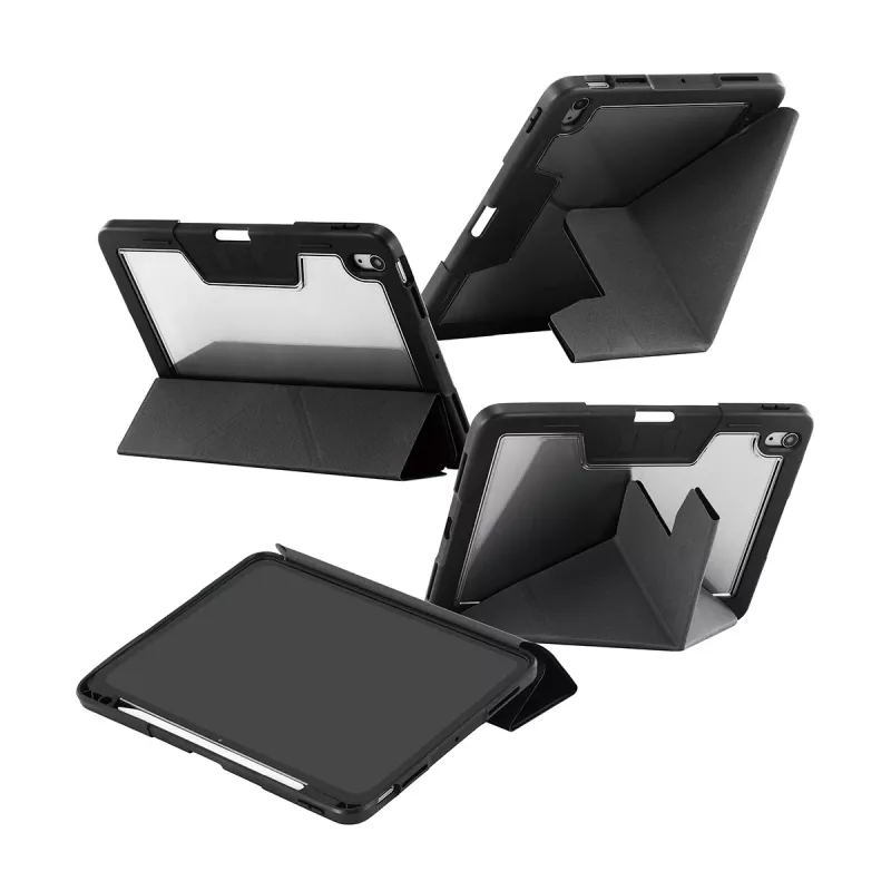 Tahvelarvuti kaitseümbris PanzerGlass TPU Essential Case CR76640 must iPad Airile