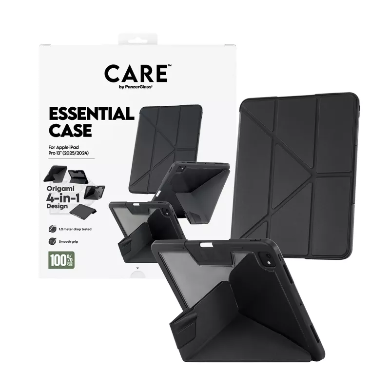 Kaitsev TPU-ümbris PanzerGlass iPad Pro 13 (2024–2025) jaoks — Must