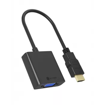 HDMI-VGA-adapter icybox IB-AC502a — HDMI A (isane) VGA-le (emane) adapter