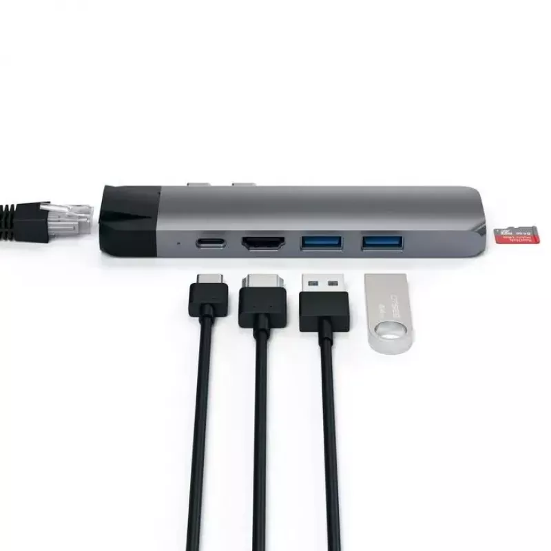 Sülearvuti dokk Satechi ST-TCPHEM Thunderbolt 3 hall