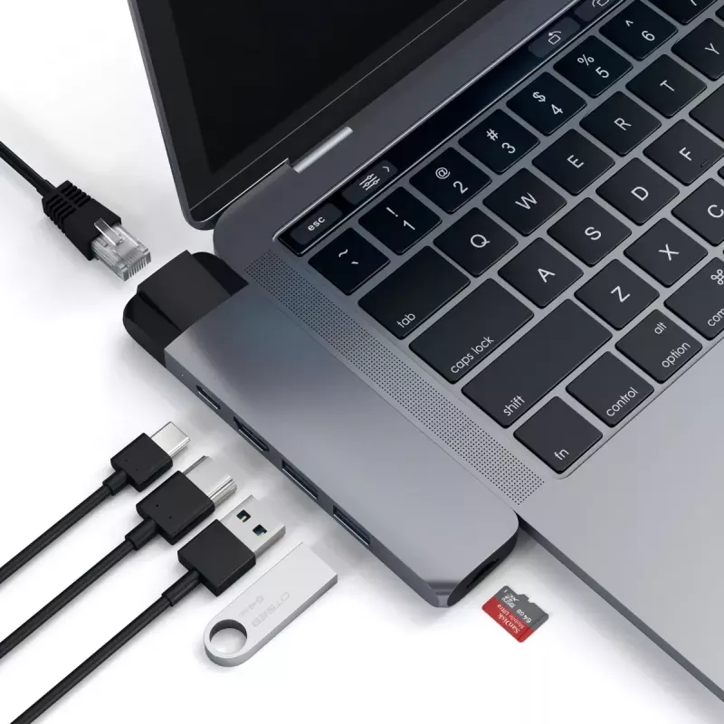 Sülearvuti dokk Satechi ST-TCPHEM Thunderbolt 3 hall